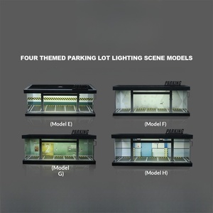 Modelo <span class=keywords><strong>de</strong></span> Escena <span class=keywords><strong>de</strong></span> Garaje <span class=keywords><strong>de</strong></span> Estacionamiento <span class=keywords><strong>de</strong></span> Autos a Escala 1:64 con Iluminación - Exhibición <span class=keywords><strong>de</strong></span> Almacenamiento <span class=keywords><strong>de</strong></span> Autos <span class=keywords><strong>de</strong></span> Aleación Realista - Product Image 1