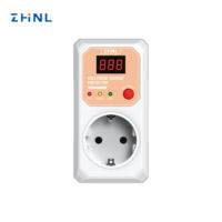 230V 16A Réglable Monophasé 50Hz AC 2s-5min Retard Tv Réfrigérateur Au-dessus et Sous Protecteur De Tension Électrique pour Moteurs/AC