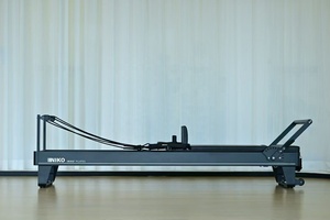Meilleures ventes <span class=keywords><strong>INIKO</strong></span> R001A Reformer de Pilates en acier laminé à froid L2360xW600xH360mm Blanc Noir Logo personnalisé Boîtier en contreplaqué pour Pilates - Product Image 5
