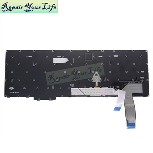 Teclado de ordenador portátil en inglés de EE. UU. Para LENOVO <span class=keywords><strong>ThinkPad</strong></span> L15 Gen 4 con Trackpoint SN3103B teclados de con marco negro sin retroiluminación - Product Image 5