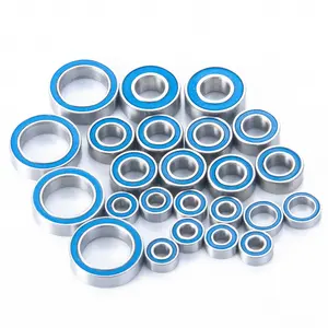 Anodized Associated B6.1 1/10 2WD Off Road Buggy Upgraded Steel Complete Bearings Kit RC Car Spare Parts Accessories