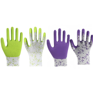 Guantes de jardinería para mujer, recubiertos de látex espumado transpirable, talla única, flexibles, perfectos para desmalezar, plantar, podar y paisajismo - Product Image 2