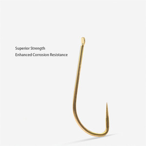 เบ็ดตก<span class=keywords><strong>ปลา</strong></span>ไทเทเนียมอัลลอยด์ญี่ปุ่นแบบไม่มีเงี่ยง พรีเมียมโกลด์สลีฟ สำหรับ<span class=keywords><strong>ปลา</strong></span>คาร์พขนาดเล็ก <span class=keywords><strong>ปลา</strong></span><span class=keywords><strong>ไหล</strong></span> และปลาปากเล็ก - Product Image 3