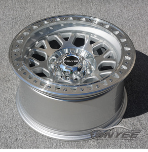 Rueda Fonyee 17x9 <span class=keywords><strong>de</strong></span> Aluminio con Beadlock, ET 0mm, Fundición, Cóncava, Cromada, para Camioneta, 6x139.7, Nueva, para Carreras <span class=keywords><strong>de</strong></span> Drag - Product Image 6
