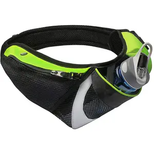 Breathable Running Belt Waist Pack With Water Bottle Holder Waist Pouch Fanny Bag