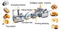 Machine à crème glacée automatique Mochi pour ligne de production Kibbe Kubba Kibbeh Date Maamoul haute productivité 220V nouvel état