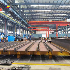 Bâtiment préfabriqué de structure de cadre galvanisé par acier de haute résistance de Q355B avec le toit de double <span class=keywords><strong>pente</strong></span> pour l'atelier - Product Image 1