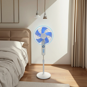 Ventilador Oscilante de 16 Pulgadas con Altura Ajustable, Base Independiente, Aspas de Plástico, para Uso en Exteriores, Hoteles y Hogares - Product Image 5