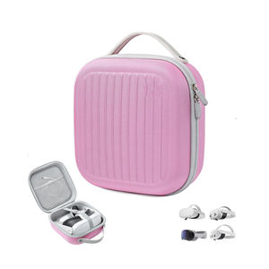 Étui de transport rigide en EVA pour Meta <span class=keywords><strong>Quest</strong></span> 2 3 3S <span class=keywords><strong>Vision</strong></span> Pro, antichoc, anti-poussière, sac de rangement pour casque VR, boîte de voyage - Product Image 2
