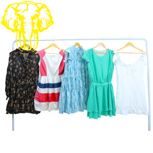 Vestido de <span class=keywords><strong>segunda</strong></span> <span class=keywords><strong>mano</strong></span>, ropa al por mayor para mujer, ropa de verano de algodón y poliéster, <span class=keywords><strong>compra</strong></span> de artículos a granel para reventa - Product Image 3