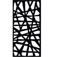 Panneaux métalliques décoratifs CNC colorés avec revêtement en poudre, séparateur de pièce