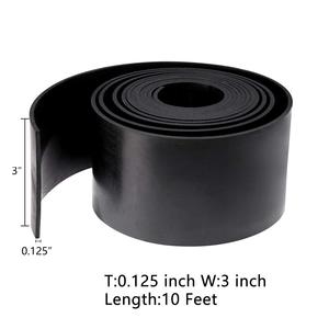 Voll gummist reifen, Bleche, Rollen 1/8 "(.125") Dick x 2 "breit, perfekt für DIY-Gummi dichtung, Wetterschutz, Abdichtung, Polsterung - Product Image 2