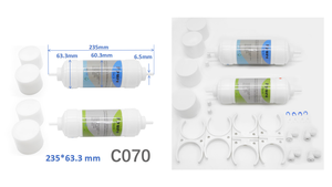 Filtre à eau pour machine laser à diode 808nm Fpure Filter a Filter B 4L/min Capacité de traitement de l'eau 120 PSI J01 Made in US - Product Image 5