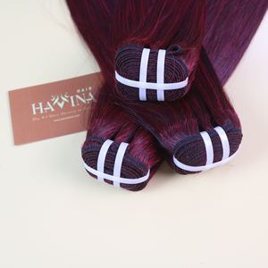 Extensiones de Cabello Humano Vietnamita 100% Natural, Color Borgoña Liso, Suministro Directo de Fábrica, Calidad de Salón para Compradores Africanos - Product Image 6