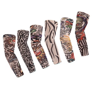 Tattoo Sleeves For Cycling Sports Breathable Quick Drying Arm Sleeve Unisex Adult Outdoor Fashion Print - Product Image 1