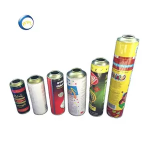 factory price aerosol snow party spray can tinplate sheet and aerosol cans 120ml by BYU