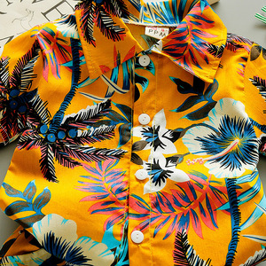 ชุดเสื้อผ้าเด็กผู้ชายสไตล์ใหม่ขายดี ชุดเสื้อเชิ้ตและกางเกงแฟนซี - Product Image 4