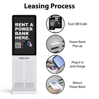 2025 nouveauté 48 emplacements Station de location de banque d'alimentation à charge rapide | QR Scan Code partagé chargeur Portable kiosque de vente