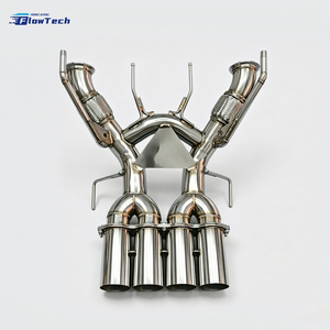 Sistema de escape de alto rendimiento, superventas, de acero inoxidable, tubo recto, Catback, para McLaren 765LT, sin válvula - Product Image 6