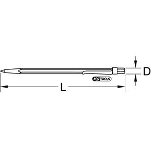 KS <b>TOOLS</b> Hard metal <b>scriber</b>, 145mm - Product Image 3