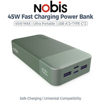 45W 20000mAh 20000 mAh Große Kapazität LED-Anzeige Schnellladung Mobiltelefon Kleine Tragbare Ladestation Powerbank Portatil Power Bank