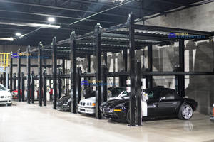 Elevador Hidráulico de Estacionamiento de 3 Niveles para 3 Autos con Apilador de Autos, Capacidad de Carga de 2700 kg + 3600 kg para Uso Doméstico - Product Image 5