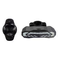 Compteur de vitesse de moto intelligent avec alarme, clignotants, capteur de freinage, lumière LED, étanche, économie d'énergie, télécommande, antivol arrière