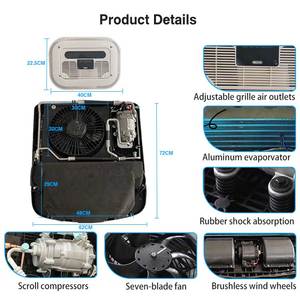 Parking Cooler Camper 24v 12v <strong>Aire</strong> Acondicionado Rv Ac Unit Truck <strong>12</strong> <strong>Volt</strong> <strong>Aire</strong> Acondicionado Para Auto - Product Image 6