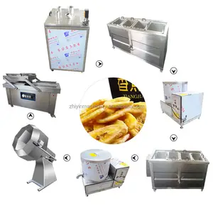 Spuntini Semi automatici di patatine fritte linea di trasformazione alimentare prezzo di fabbrica