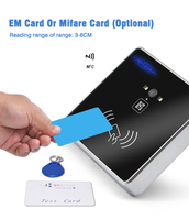 Lector RFID de Detección Automática Wiegand 125khz EM, Control de Acceso con Tarjeta de Proximidad, Lector de Códigos QR HM30-ID