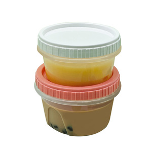 Disposable Soup Bowl With Lid Round Transparent Plastic 300ml 400ml 500ml 700ml 1000ml <b>Microwave</b> Safe Food <b>Storage</b> Cup - Product Image 3