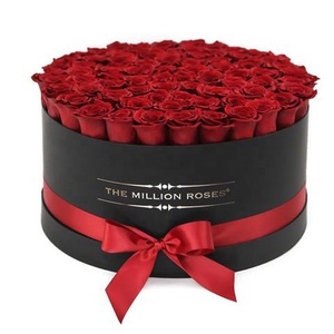 Cadeau pour Roses, haute qualité, impression personnalisée, coffret d'emballage florale de luxe, pour l'été - Product Image 1