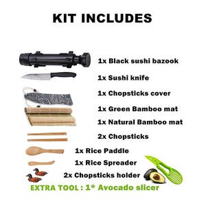 <span class=keywords><strong>Kit</strong></span> de moules à <span class=keywords><strong>sushi</strong></span> en bambou écologique de 30 pièces avec moules à nigiri et <span class=keywords><strong>maki</strong></span>, outil de cuisine DIY pour le riz, la viande et les légumes - Product Image 2