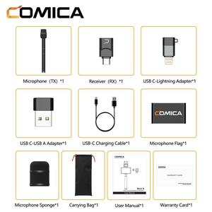 ไมโครโฟนคอนเดนเซอร์ไร้สาย COMICA Revo S แบบมือถือ พร้อมรูปแบบการรับเสียงแบบคาร์ดิออยด์ และโครงสร้างโลหะ สำหรับสมาร์ทโฟนและคอมพิวเตอร์ - Product Image 5