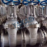 Válvula de Compuerta de Acero Inoxidable Directa de Fábrica CF8 F304 Clase 300 PN40 DN100 OS&Y NRS Bridada RF RTJ con Volante, Engranaje, Eléctrica API600 API6D CE