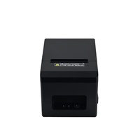Printer termal USB penerimaan POS dapur 80mm, Printer termal warna hitam dan putih untuk restoran pesanan makanan di kertas termal