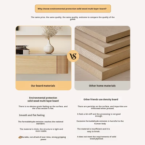 Comodino in Legno dal Design Moderno e Minimalista, Arredamento Ecologico per Camera da Letto, Mobile con 2 Cassetti per Stoccaggio - Product Image 4