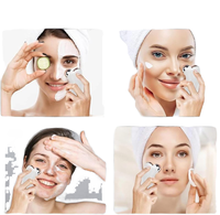Appareil facial électrique portatif à micro-courant ABS anti-âge, rajeunissement des rides, raffermissement de la peau, prises EU/UK/AU/US, usage beauté