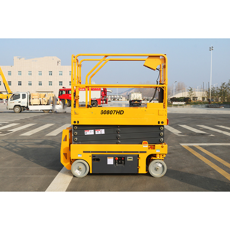 8m Portable Vertical Manlift - 230KG Capacity Scissor Lift