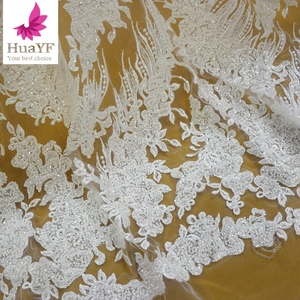 <span class=keywords><strong>2022</strong></span> vente en gros français dentelle Tulle séquence élégante dentelle de mariage perlée <span class=keywords><strong>marché</strong></span> de dubaï HY1425 - Product Image 5