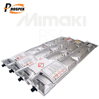 Encre éco-solvant Mimaki BS4 600 ml certifiée Or, résistante aux intempéries pour impression de signalétique extérieure et de covering de véhicules