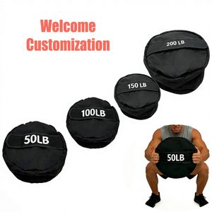 Saco de arena de boxeo de alta resistencia personalizado, saco de arena de 50 kg, equipo de gimnasio comercial, equipo de entrenamiento físico, juego completo - Product Image 1