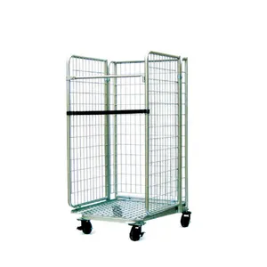 Customized 4 sided a frame supermarket full security nesting roller cages