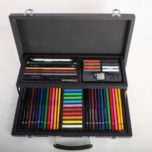 Lukisan Seni kualitas tinggi Set plastik 300 500 58 pensil warna Premium Odem Oem Set Kit warna air dengan pensil