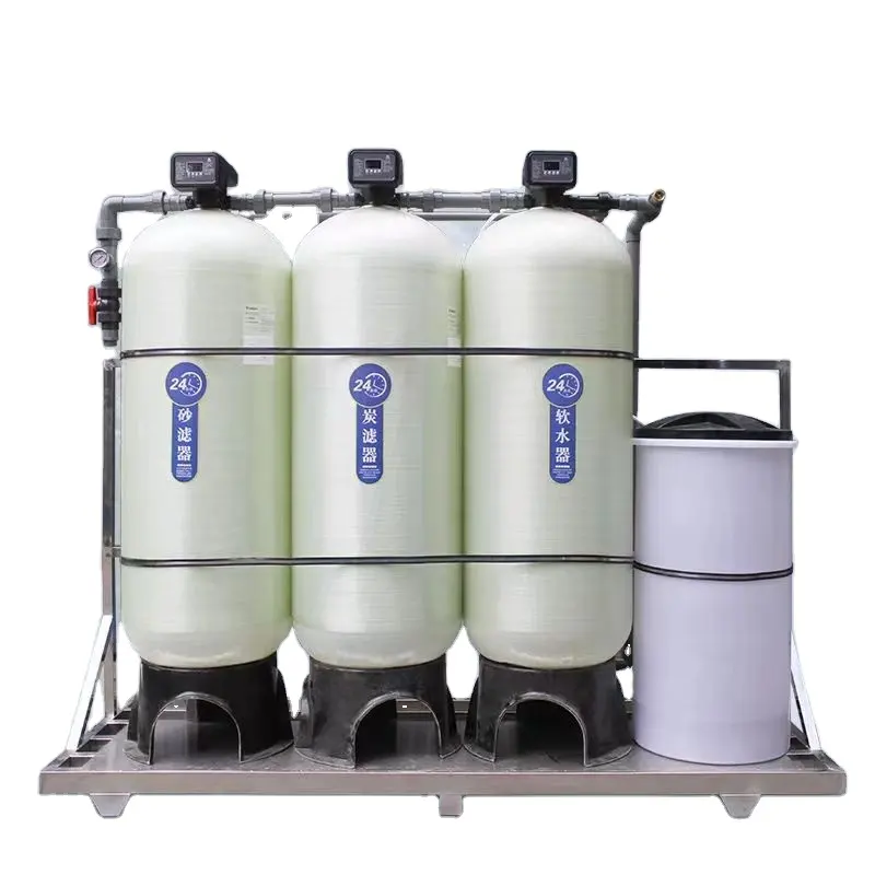 Harga grosir Softener air otomatis penuh Filter air penghilang besi peralatan air Demineralized untuk komersial