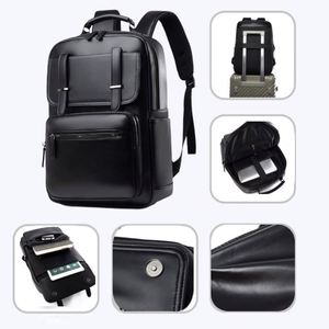 Nouveau sac à dos de voyage de grande capacité avec logo personnalisé en gros, sac à dos imperméable à l'eau, sac à dos en PU tendance pour homme, sac à dos pour ordinateur portable de haute qualité - Product Image 6