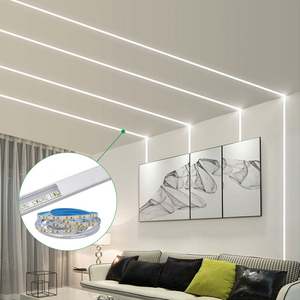 Perfil de Aluminio 6063 para Barra de Luz LED, con Color Personalizado, para Decoración de Paredes Industriales y Tiras LED Lineales - Product Image 1