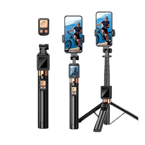 Palo de Selfie con Proyección de Pantalla Móvil, Trípode Retráctil, Altura Ajustable de 1.7 Metros y Pantalla de Proyección - Product Image 1