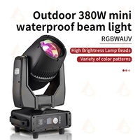 Lampu Sorot Bergerak 380w Kustom, Lampu Wash RGBW UV Tahan Air