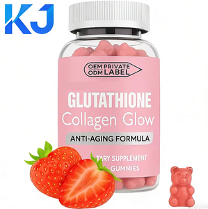 Gummies au glutathion et au collagène OEM, Complément <span class=keywords><strong>anti</strong></span>-âge sous marque privée, Soutien pour une peau jeune, Saveur fraise - Product Image 1